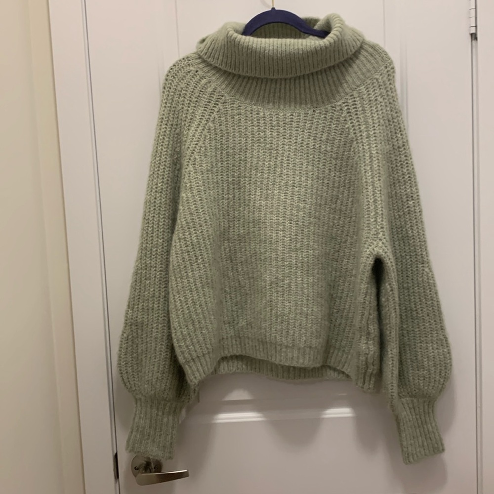NWT grey Moon & Madison turtleneck knitted sweater XL